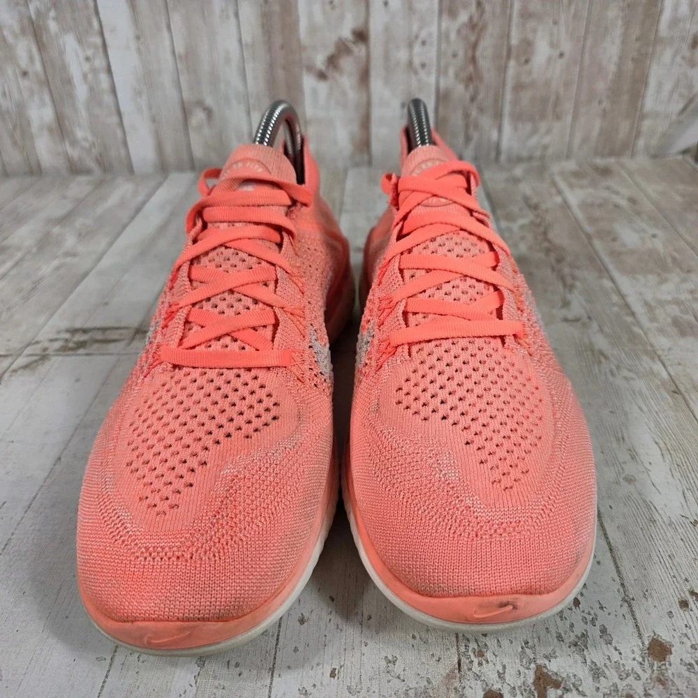 Nike Free RN Flyknit 2018 Womens 9.5 Crimson Pulse Pink Running Shoes 942839-801